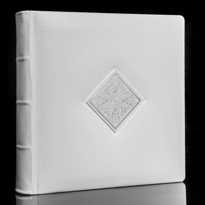 Album Fotograficzny Exclusive Blanc Rombo 33x33cm /50 kart W Album Fotograficzny Exclusive Blanc Rombo 33x33cm /50 kart W